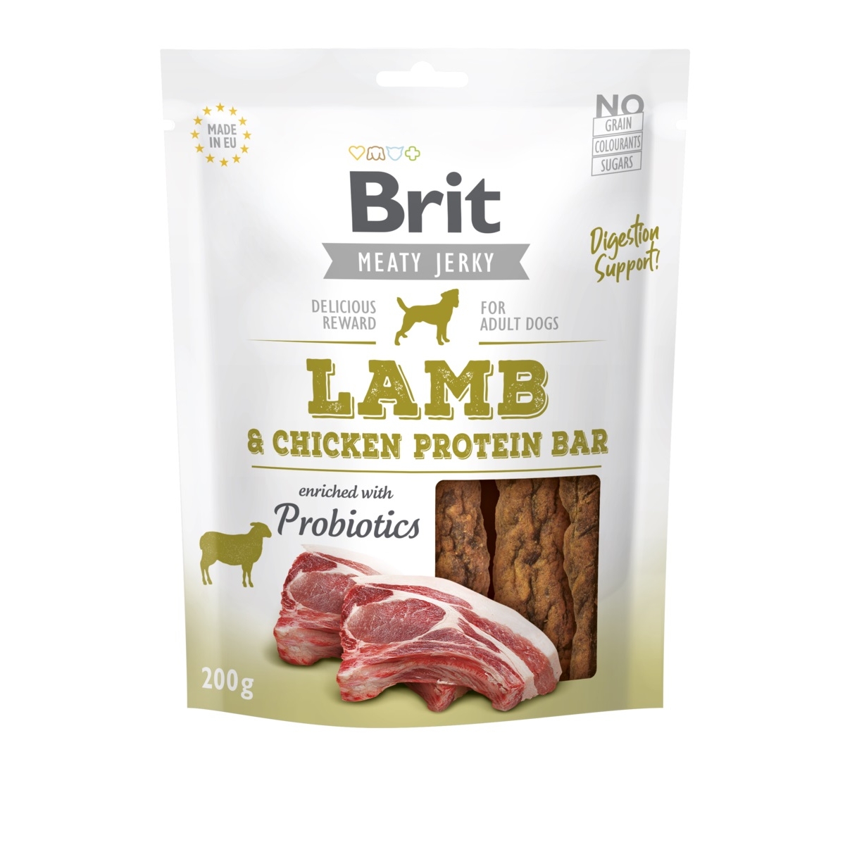 BRIT Jerky Bar gardumi suņiem jērs/vista, 200 g - Produkta attēls