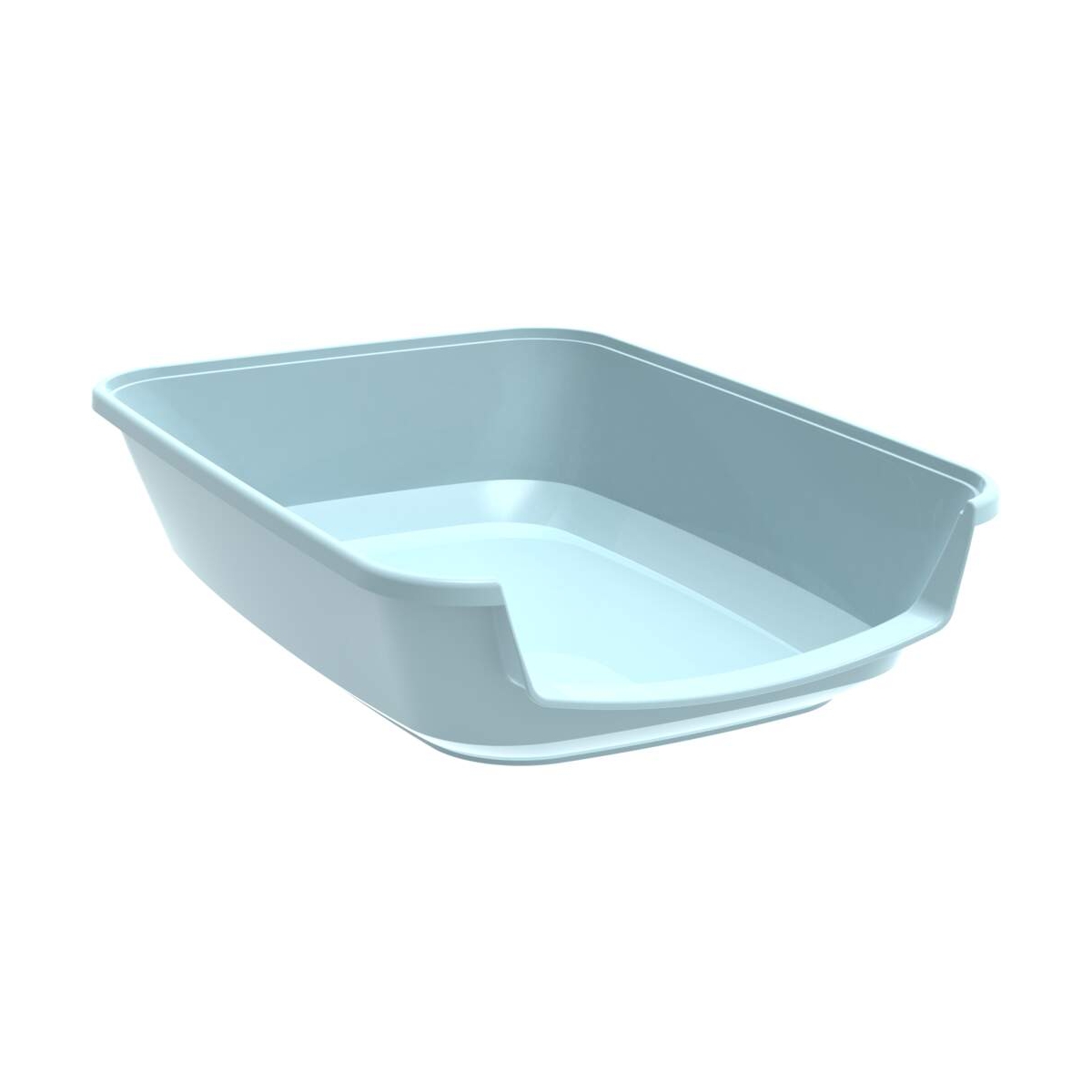 LITTLE & BIGGER tualete kaķēniem, 37 x 27 x 8,9cm, zila - Produkta attēls