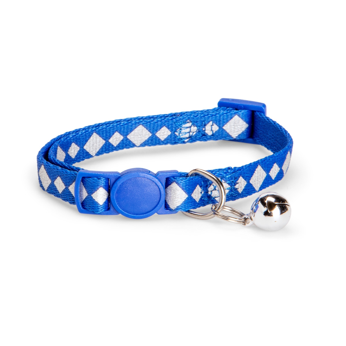 BASIC Check atstarojoša kakla siksna kaķiem, 30cm, zila - Produkta attēls