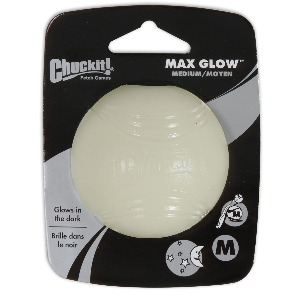 CHUCKIT Max Glow rotaļlieta suņiem, M - Produkta attēls