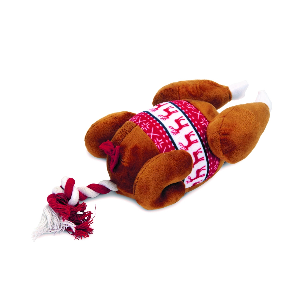 Beeztees plīša rotaļlieta suņiem ziemassvētku tītars 30 x 18 x 13 cm - Produkta attēls