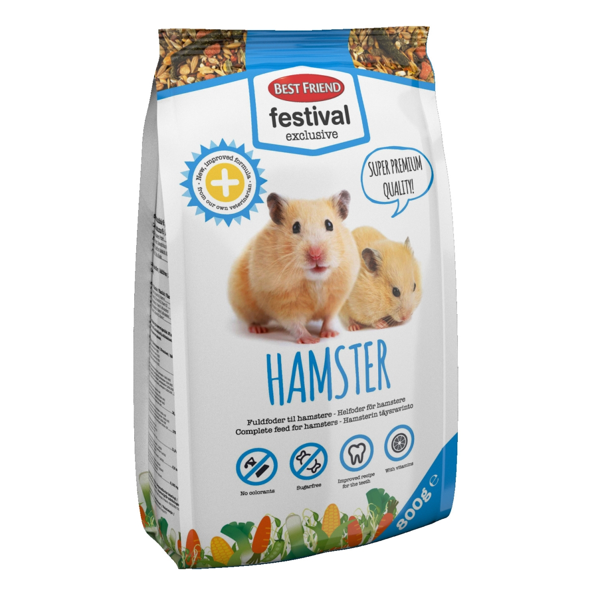 Best Friend Festival Exclusive kāmju barība, 800 g - Produkta attēls