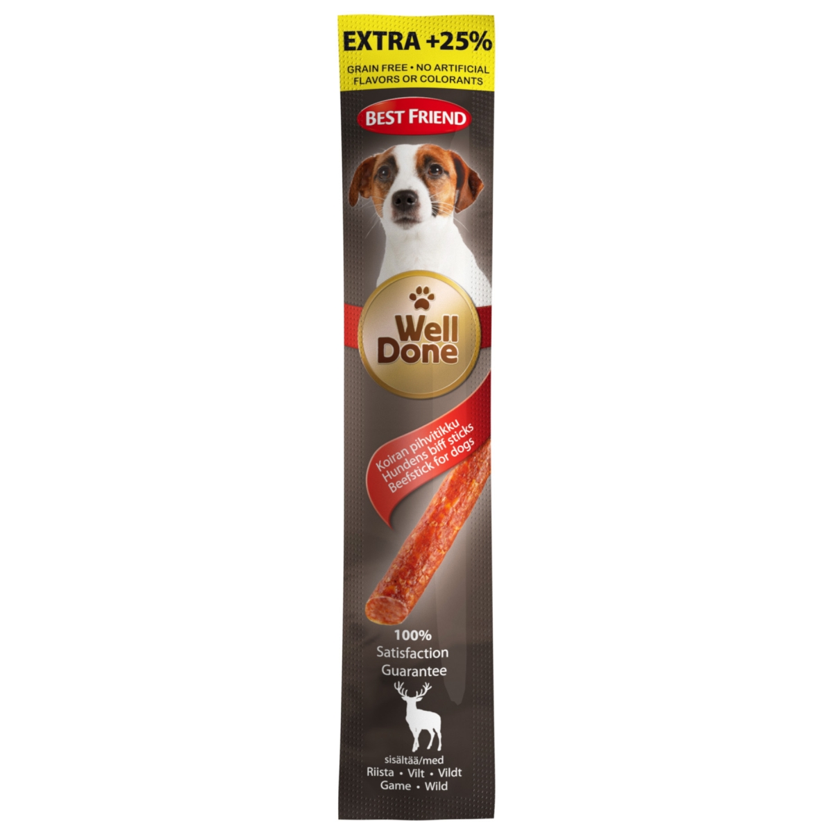 Best Friend nūjiņas suņiem ar liellopu un meža gaļu, 15 g - Produkta attēls