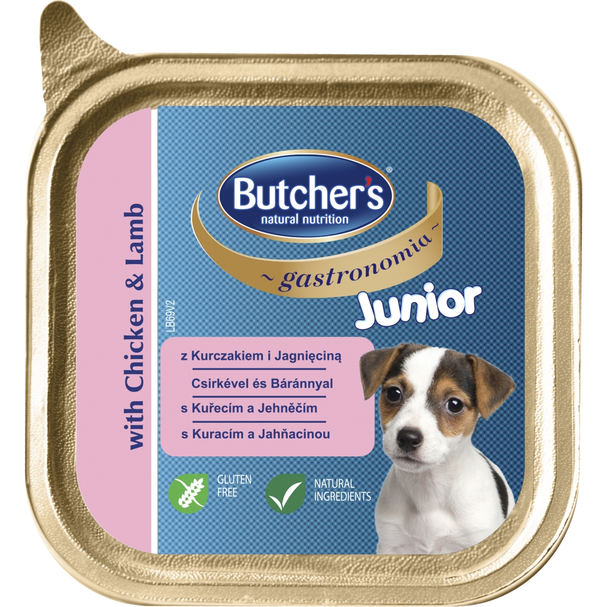 Butchers Gastro Junior vistas gaļas pastēte suņiem, 150 g - Produkta attēls