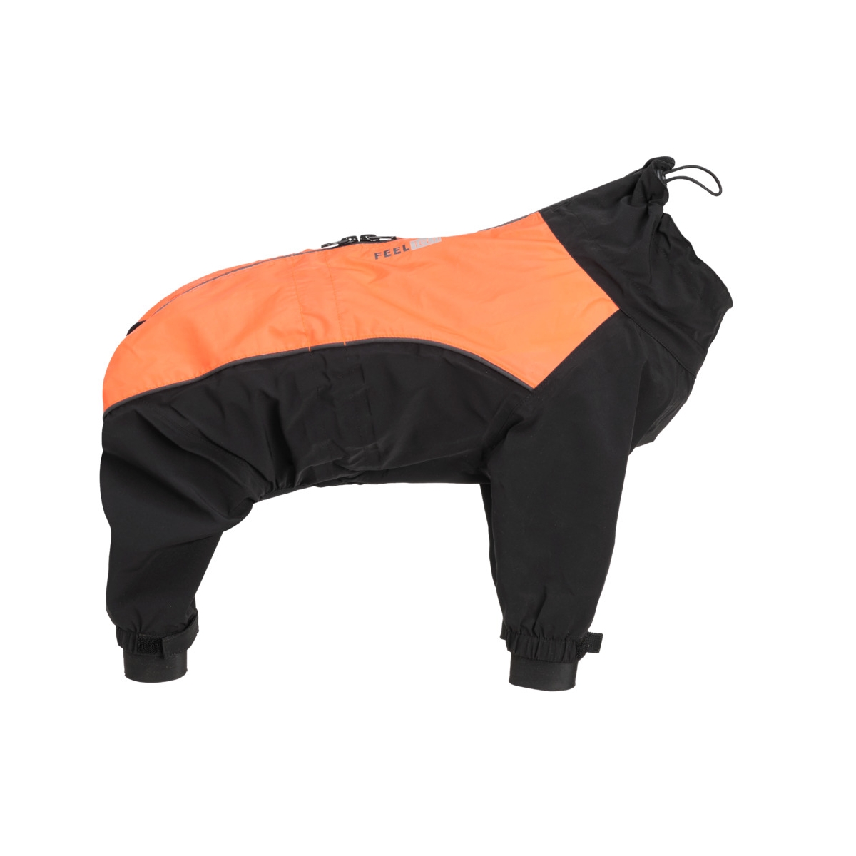 FEEL ACTIVE Helsingborg kombinezons suņiem, 30,melns/oranžs - Produkta attēls