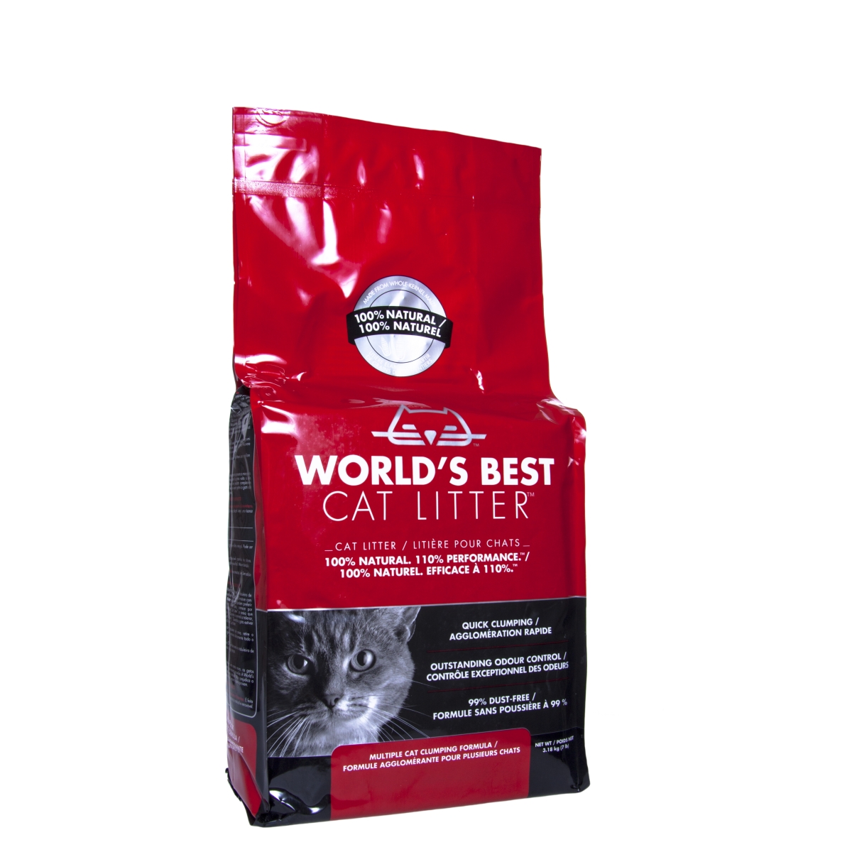 Worlds Best Cat Extra Strength pakaiši, 3,18 kg - Produkta attēls