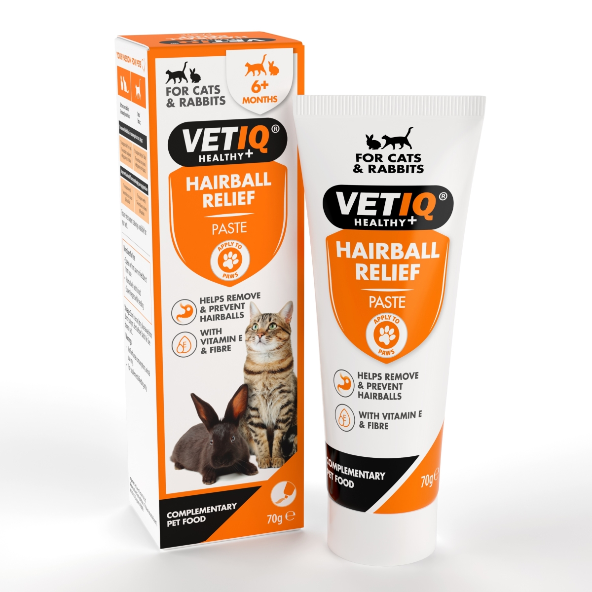 VETIQ Hairball Relief pasta kaķiem, 70g - Produkta attēls