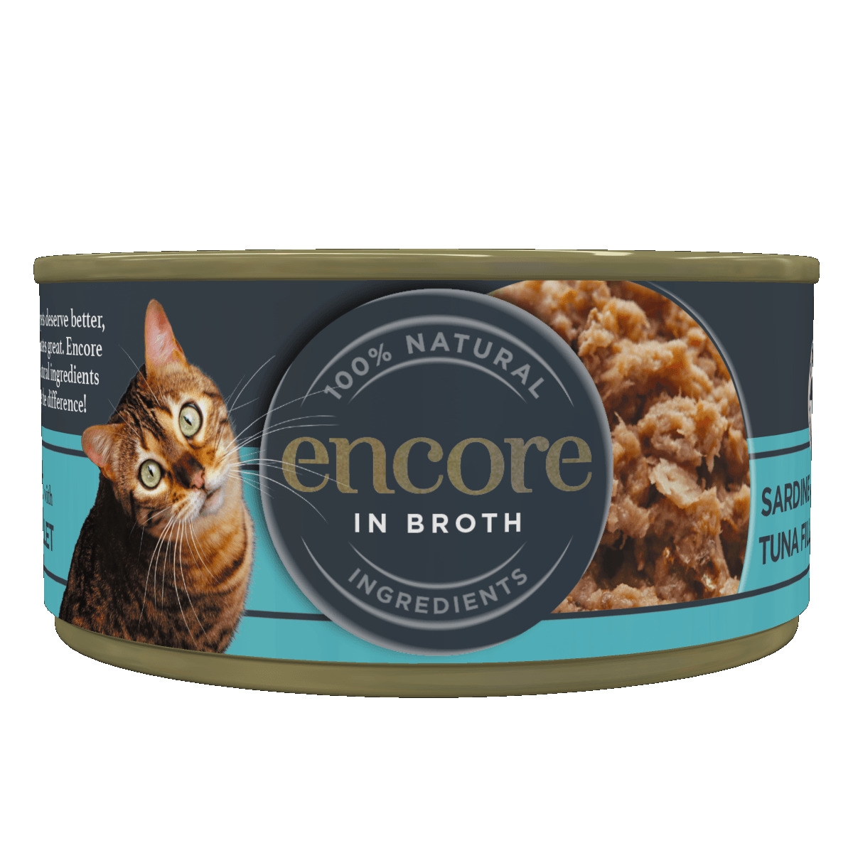ENCORE mitrā barība kaķiem, sardīnes/tuncis, 70g - Produkta attēls