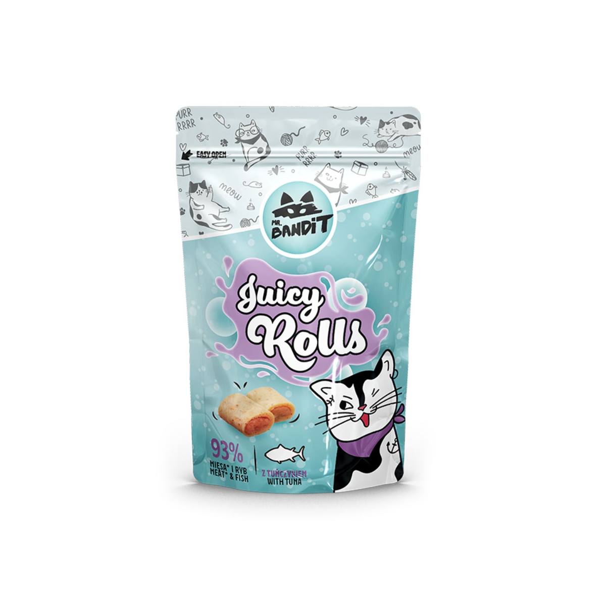 MR.BANDIT Juicy Rolls rullīši, tuncis, 40g - Produkta attēls