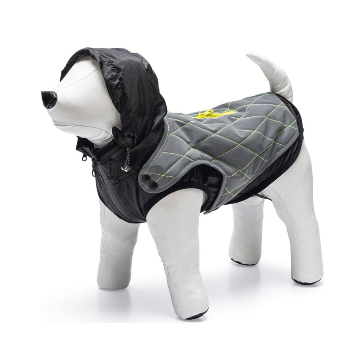 Beeztees Safety Gear Allia jaka suņiem ar atstarotājiem 52 pelēka - Produkta attēls