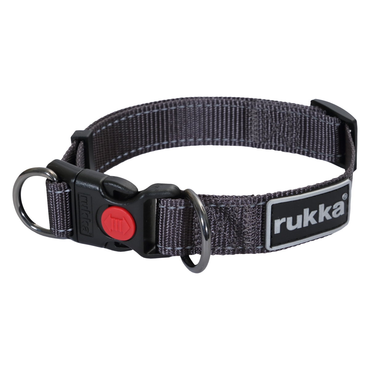 RUKKA Bliss kakla siksna suņiem, tumši pelēka, M - Produkta attēls 1