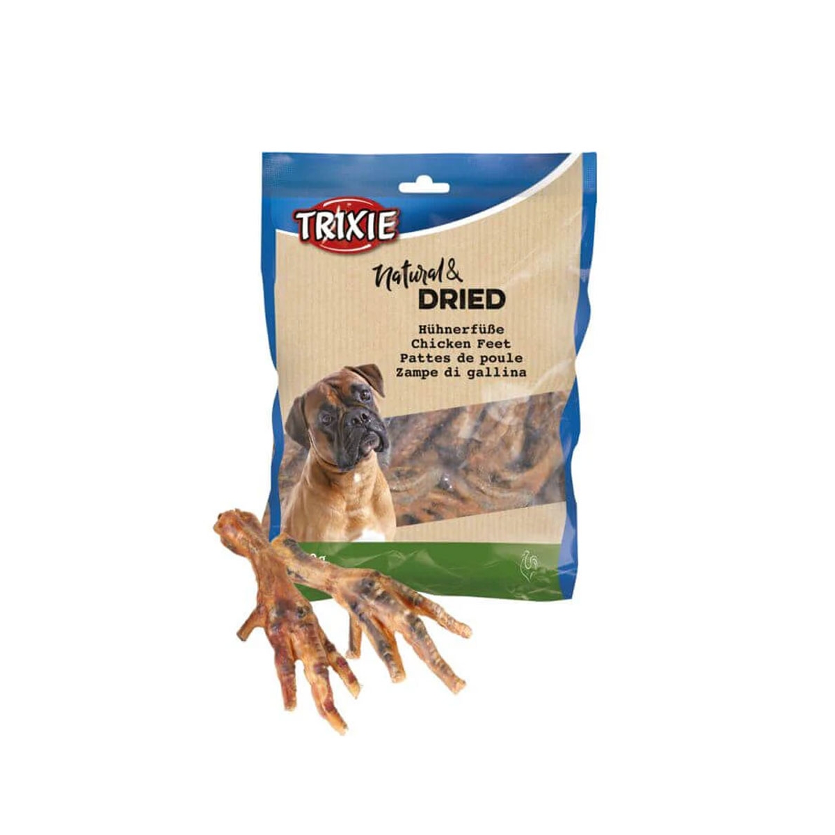 TRIXIE gardumi suņiem, kaltētas vistu kājiņas, 250g - Produkta attēls