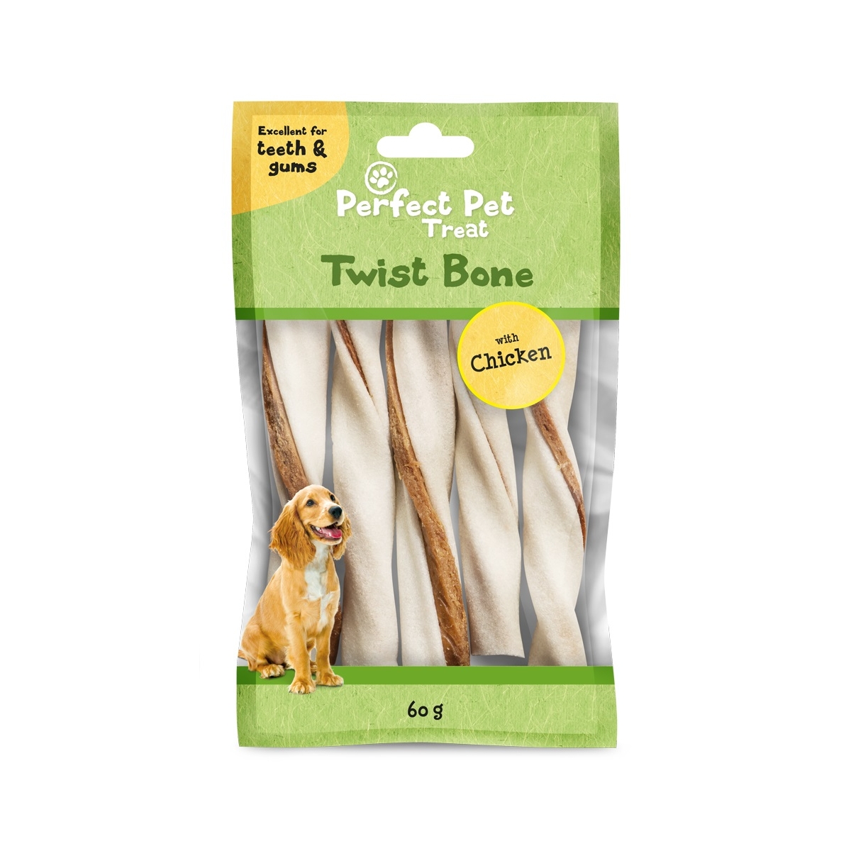 PERFECT PET Twist gardums suņiem, vista, 60g - Produkta attēls