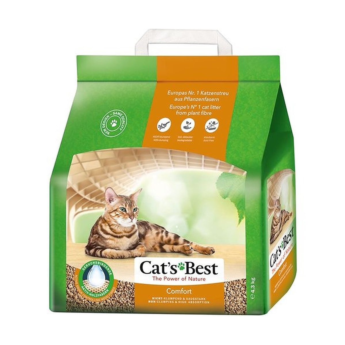 Cats Best Comfort Öko smiltis kaķu tualetei, 10 L - Produkta attēls