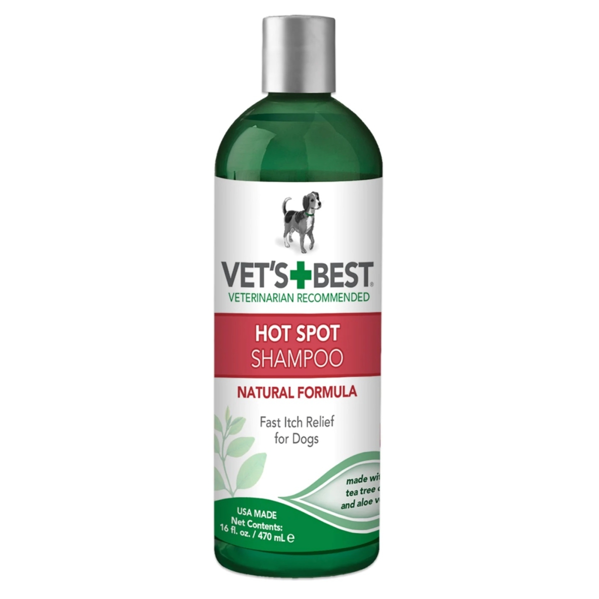 Vets Best Hot Spot šampūns suņiem , 470ml - Produkta attēls