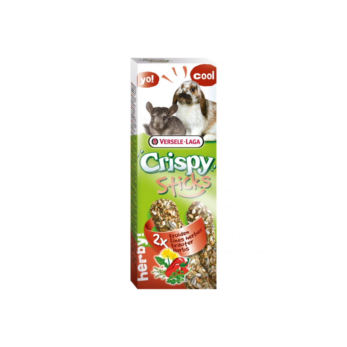 VERSELE-LAGA Crispy Sticks garšaugu uzkoda trušiem/šinšilām, 2gb - Produkta attēls