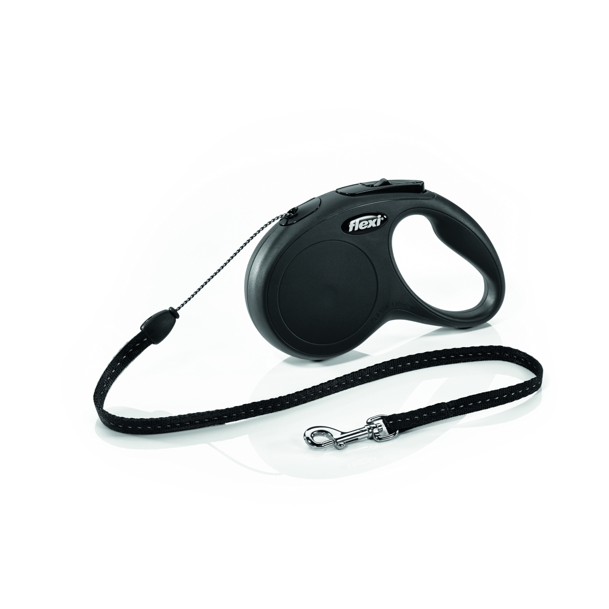 FLEXI Classic virves veida pavada S/5M, melna - Produkta attēls