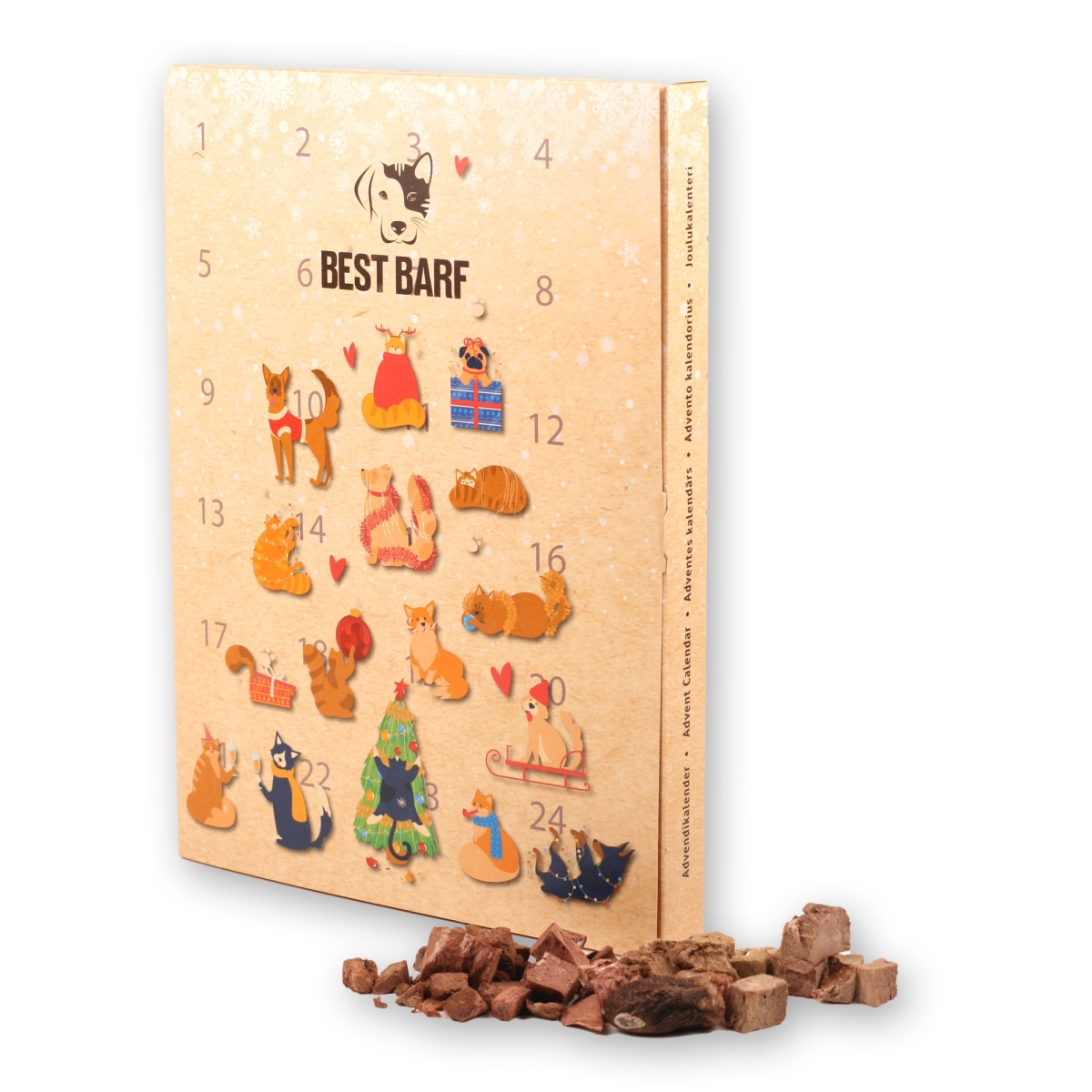 BEST BARF adventes kalendārs suņiem/kaķiem 100g