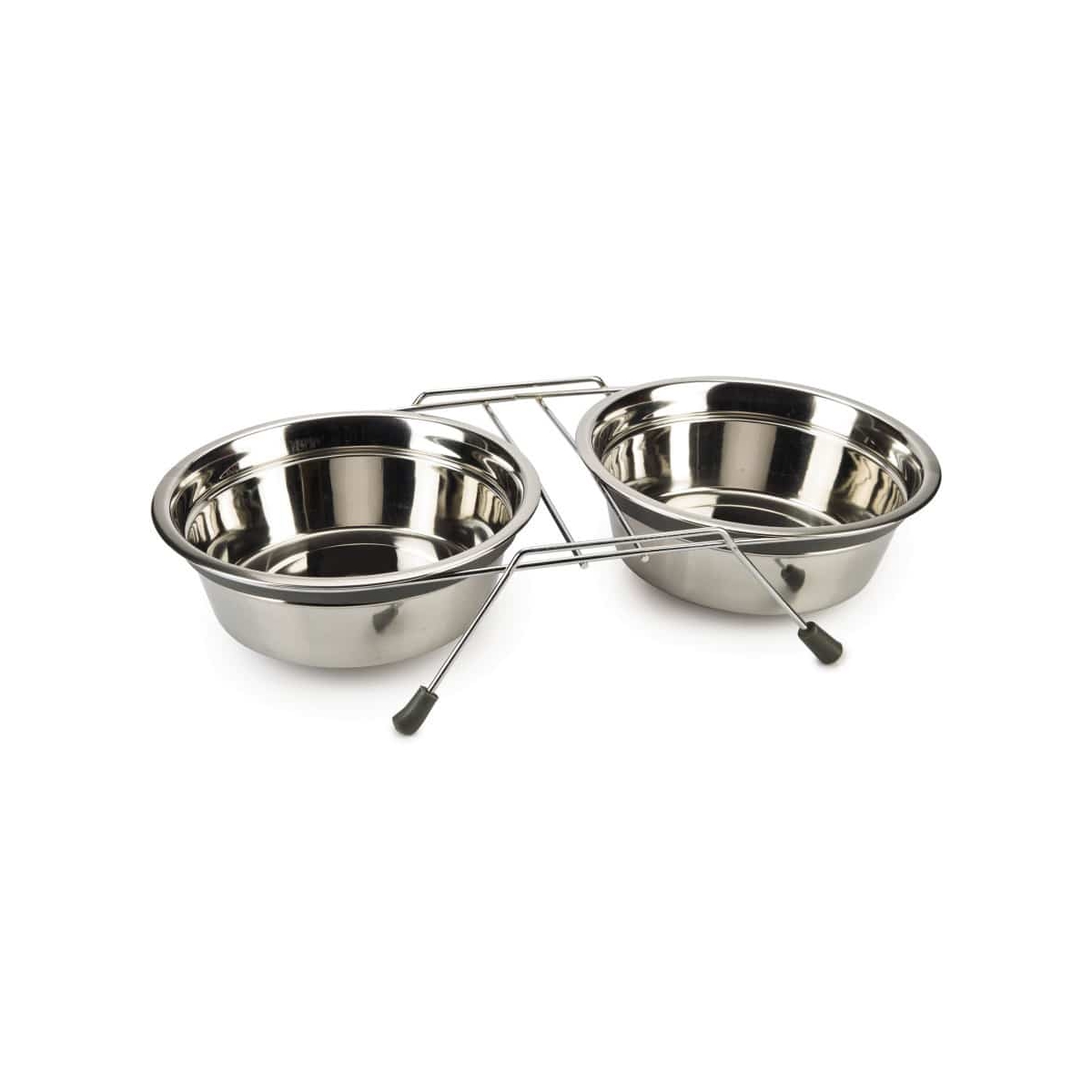 BEEZTEES Lumara bļodu komplekts suņiem, 13 cm, pelēks - Produkta attēls