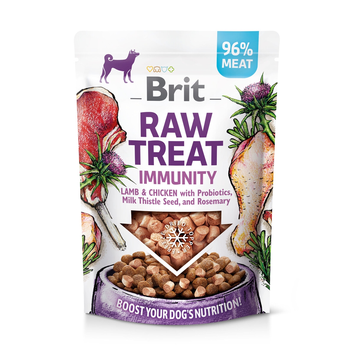 BRIT Raw Immunity gardumi suņiem, vista, 40g - Produkta attēls