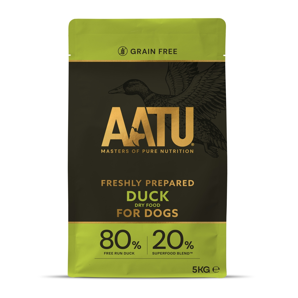 AATU sausā barība suņiem, pīle, 5 kg - Produkta attēls