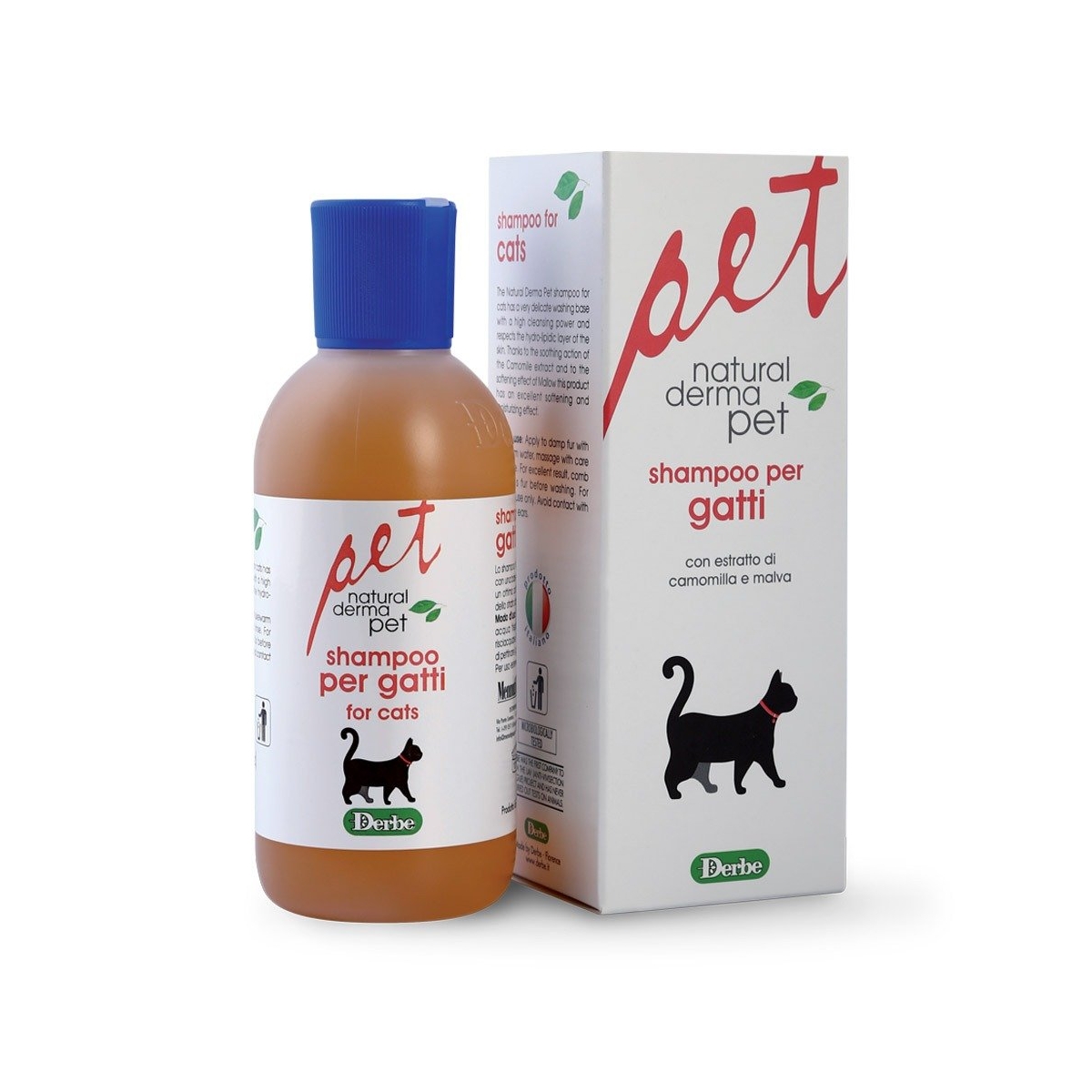 DERBE Natural šampūns kaķiem, 200 ml - Produkta attēls 1