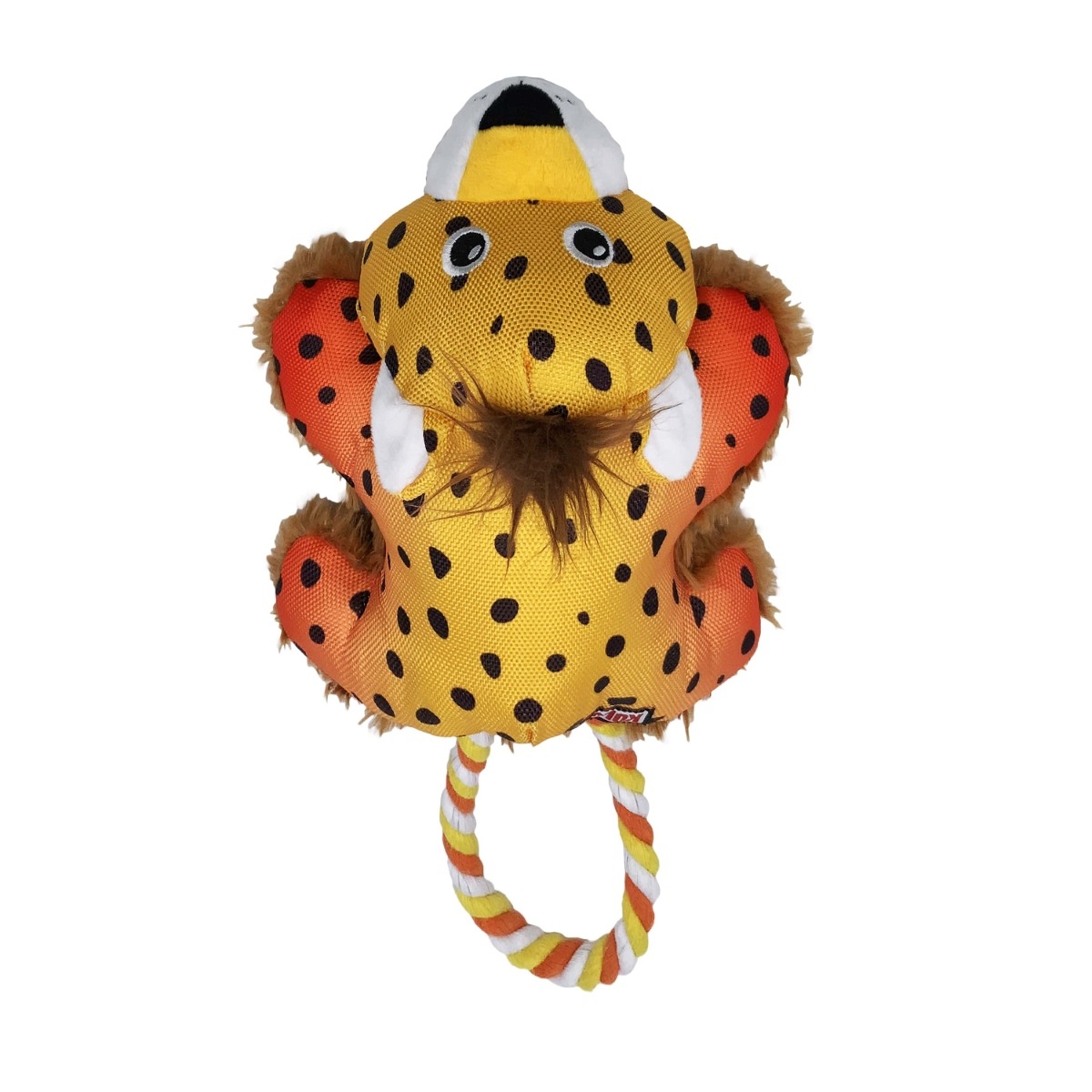 KONG Cozie Tuggz Cheetah rotaļlieta suņiem S/M - Produkta attēls 1
