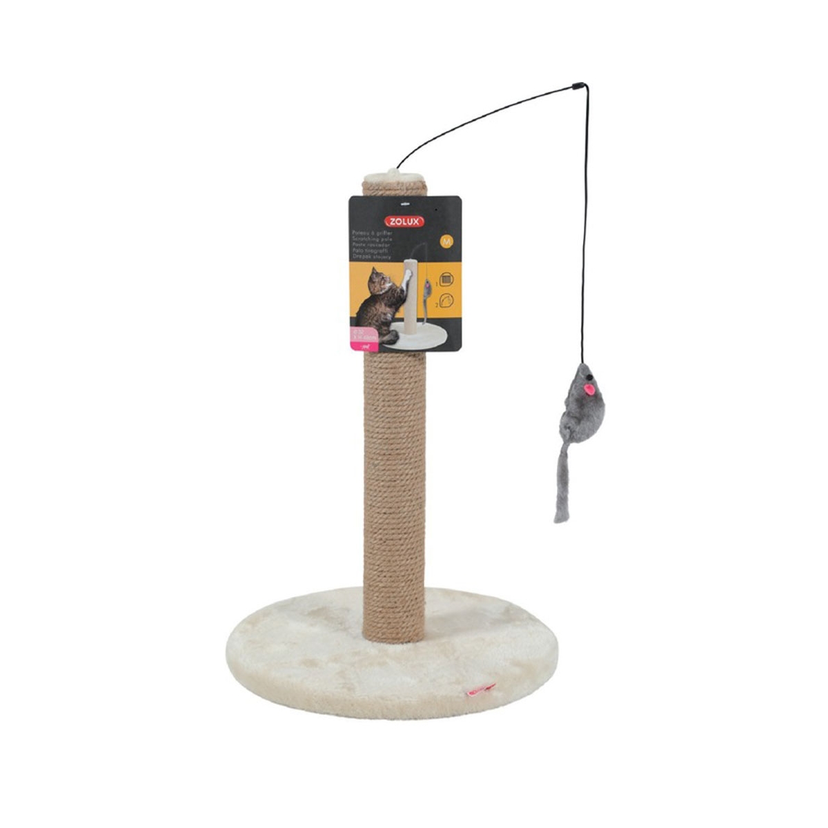ZOLUX KAĶU SKRĀPIS 63CM BĒŠS - Produkta attēls