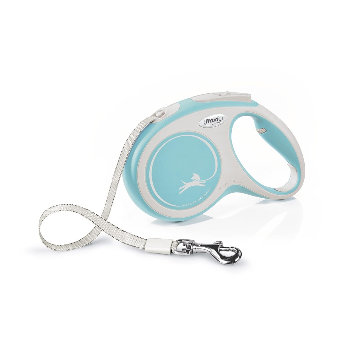 FLEXI New Comfort lentes veida pavada M/5m, gaiši zila - Produkta attēls