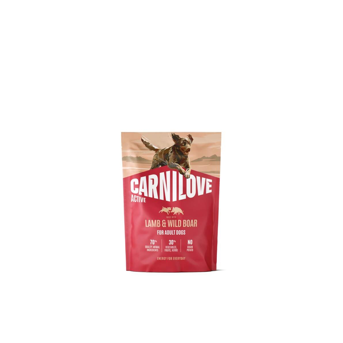 CARNILOVE ACTIVE sausā barība suņiem jērs/mežacūka, 1,5kg - Produkta attēls 1