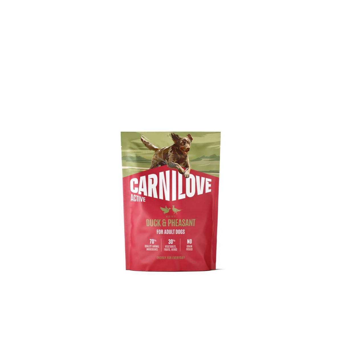 CARNILOVE ACTIVE sausā barība suņiem, pīle/fazāns,1,5kg - Produkta attēls 1
