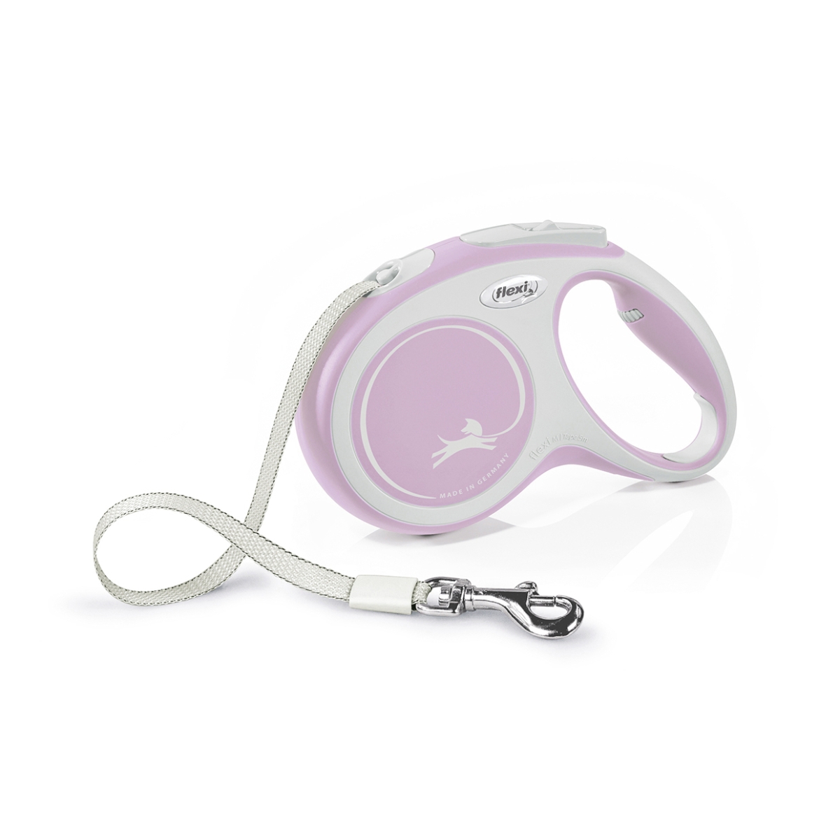 FLEXI New Comfort lentes veida pavada M/5m, rozā - Produkta attēls