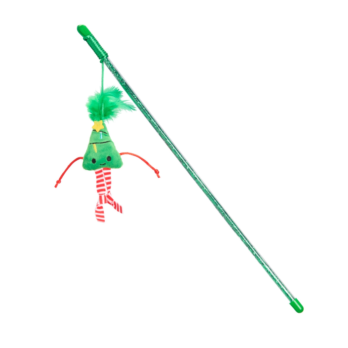 LITTLE & BIGGER Squeaky Wand rotaļlieta kaķiem, 40cm - Produkta attēls