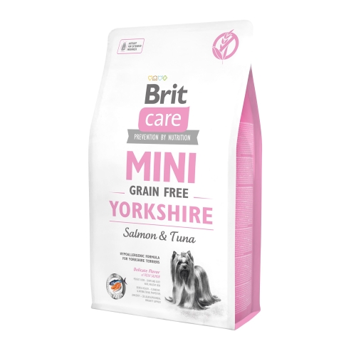 BRIT Care Mini Yorkshire sausā barība suņiem, tuncis/lasis, 2kg