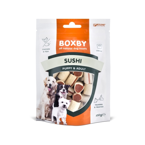BOXBY kārums suņiem Sushi, 100 g