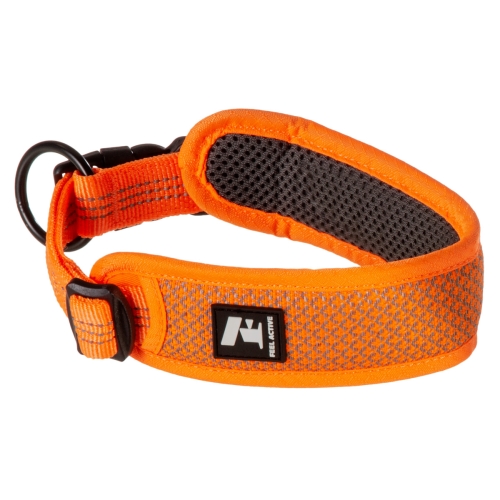 FEEL ACTIVE Reflective kaklasiksna suņiem, 65cm, oranža