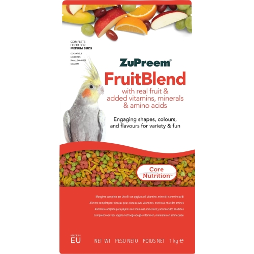 Zupreem Fruitblend vidēja izmēra putniem 1kg