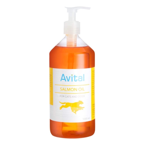 AVITAL laša eļļa, suņiem un kaķiem, 1000 ml