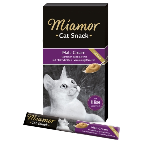 Miamor Malt krēms kaķiem ar sieru, 6x15g