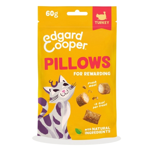 EDGARD COOPER Pillows gardumi kaķiem, tītars, 60g