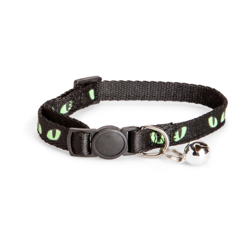 BASIC Eyes atstarojoša kaklasiksna kaķiem, 30cm, melna