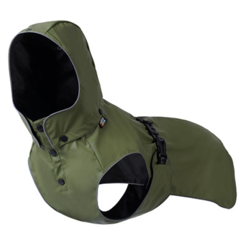 RUKKA Streamy Eco lietusmētelis sunim, 45cm, zaļš