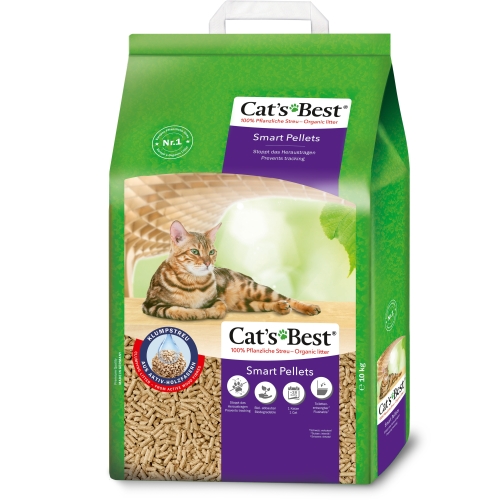 CAT'S BEST Smart Pellets pakaiši kaķu tualetei, 10kg/20 L
