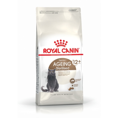 ROYAL CANIN Sterilised 12+ sausā barība kaķiem, 400g