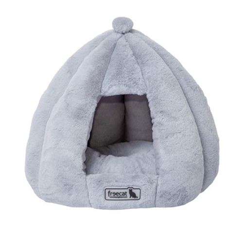 FREECAT Stockhorn Igloo guļvieta kaķiem, 40x38 cm, pelēka
