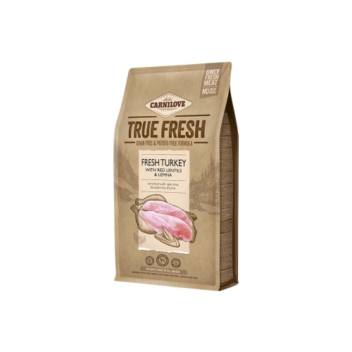 CARNILOVE True Fresh sausā barība suņiem, tītars, 4kg
