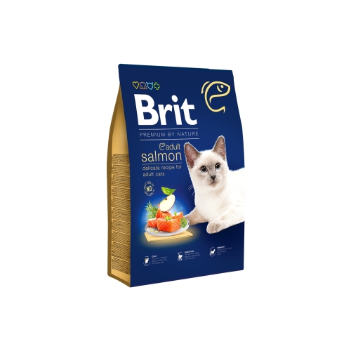 BRIT Premium sausā barība kaķiem, lasis, 1,5kg