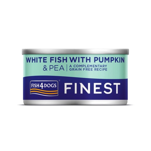 FISH4DOGS Finest mitrā barība suņiem makrele/ķirbis/zirņi 85 g