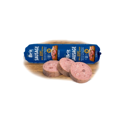 BRIT Premium Sport desa suņiem ar liellopu/zivi 800g
