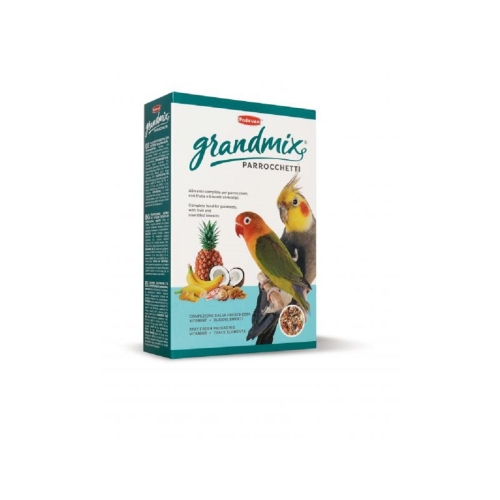 PADOVAN GrandMix Parrochetti pilnvērtīga barība papagaiļiem, 850 g